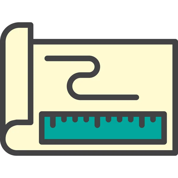 Sketch Paper Tool Icon — Stock vektor