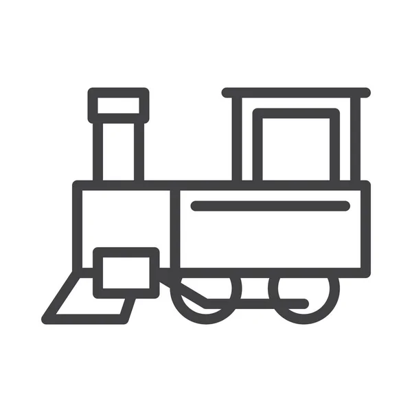 Ikona Lokomotywy Pociągu Parowego Kategorii Ubezpieczenia Bezpieczeństwo — Wektor stockowy