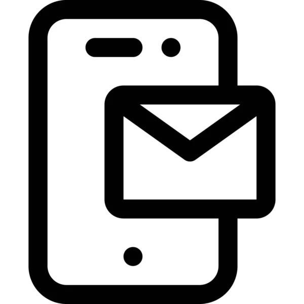 Icône Email Smartphone — Image vectorielle