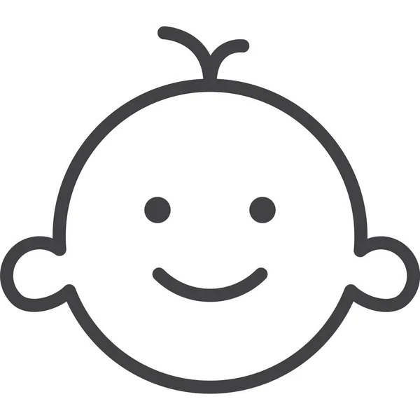 Baby Happy Mother Icon — Wektor stockowy