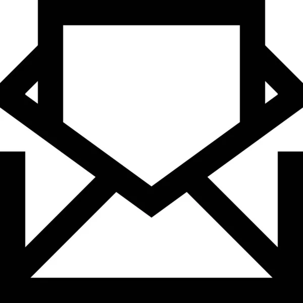 Ícone Carta Mail — Vetor de Stock