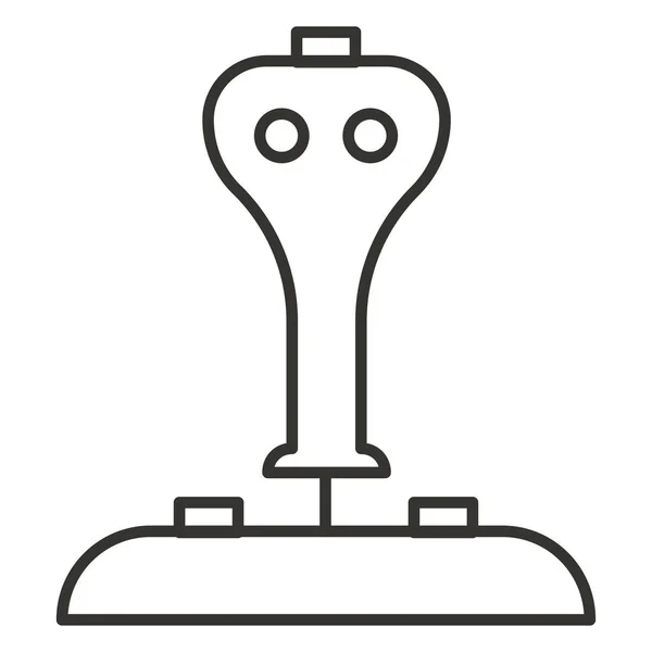 Иконка Геймпада Контроллера Стиле Абриджа — стоковый вектор