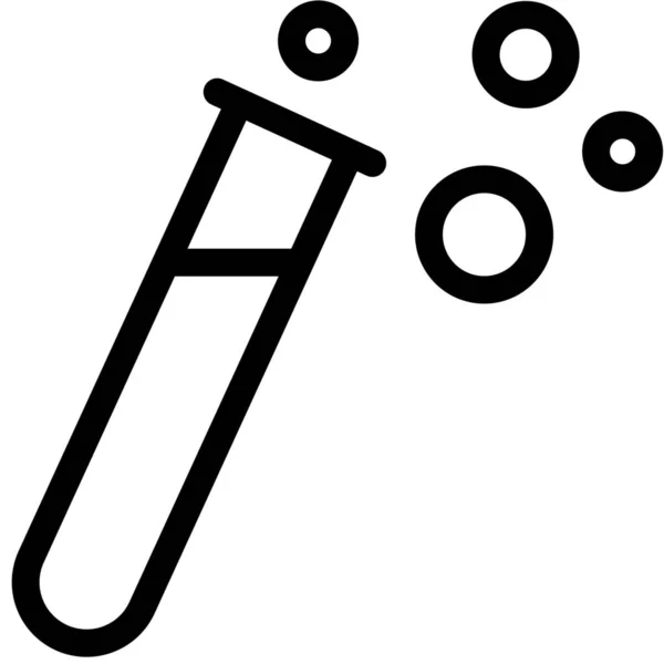 Иконка Лаборатории Химического Эксперимента Стиле Outline — стоковый вектор