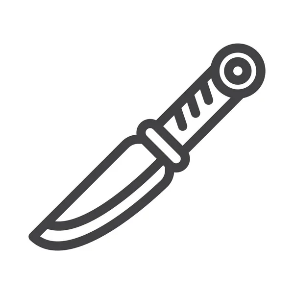 Military Dirk Knife Icon — Stock Vector