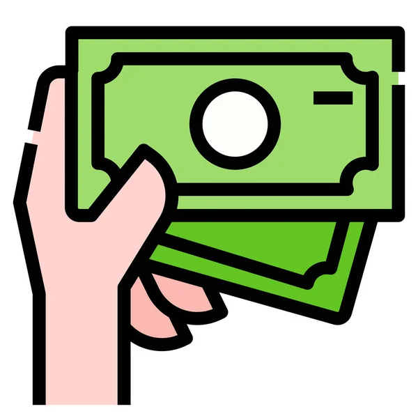 Banking Cash Currency Icon — Stock Vector