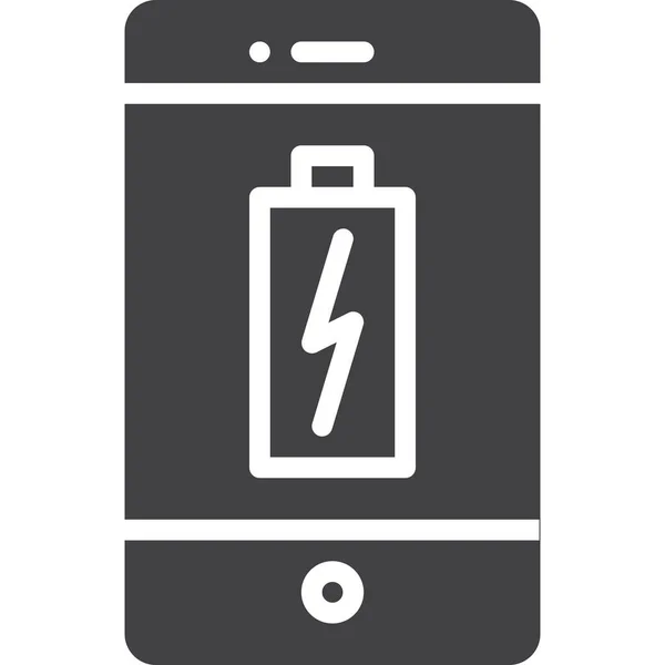 Smartphone Charging Battery Icon — Vector de stock