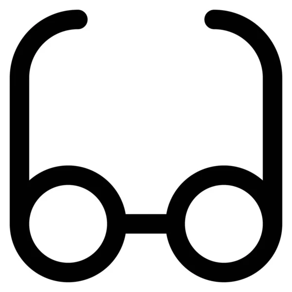 Guru Brýle Prohlédnout Ikonu Stylu Osnovy — Stockový vektor