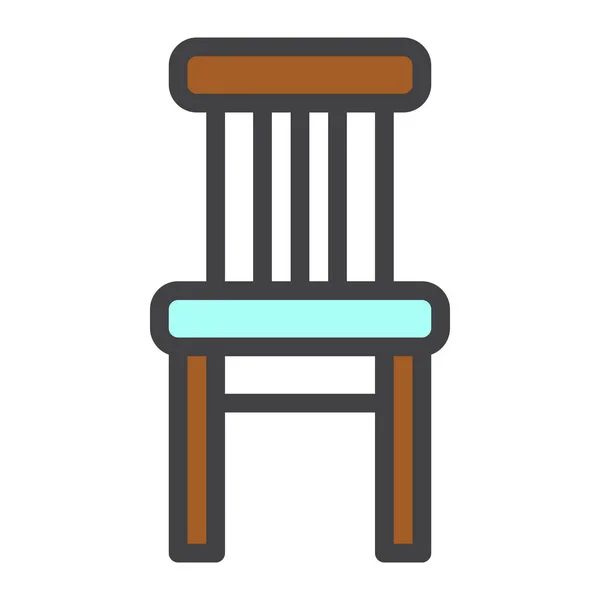 Stuhl Haushaltsmöbel Ikone — Stockvektor