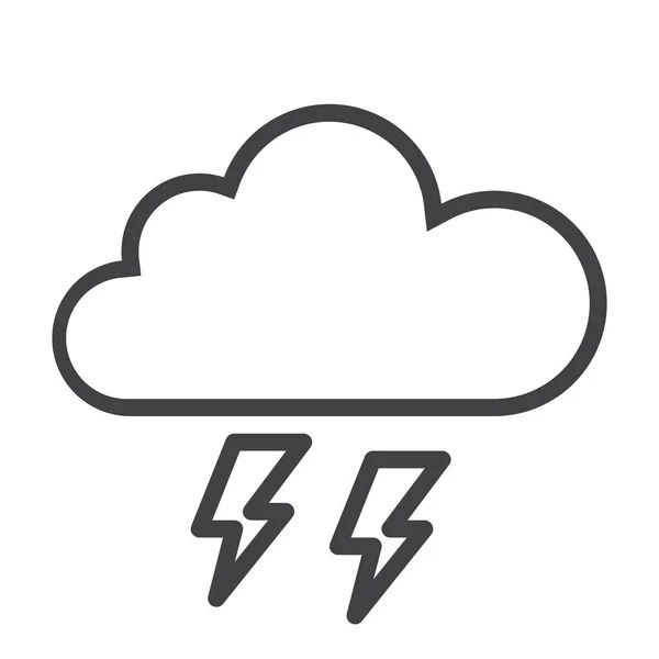 Ikona Předpovědi Počasí — Stockový vektor