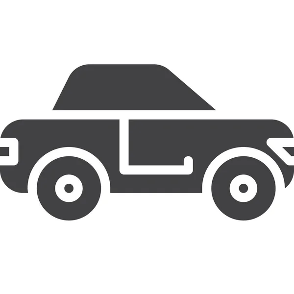 轿车运输图标实型 — 图库矢量图片