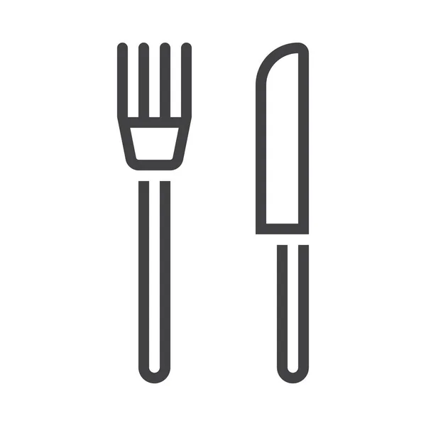 餐具餐食图标在食品和饮料类别 — 图库矢量图片
