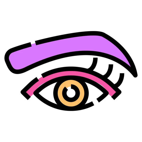 Μάτι Γυναίκες Εικονίδιο Γυναίκα — Διανυσματικό Αρχείο