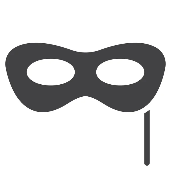 Carnival Mask Masquerade Icon — Stock Vector