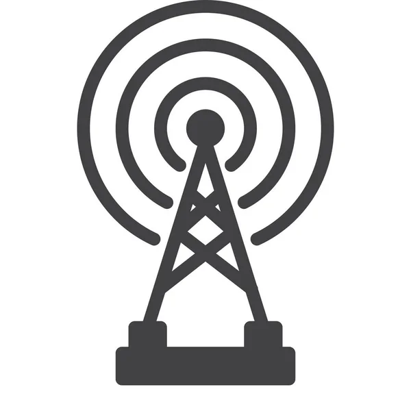 Radar Tower Wireless Icon — Stock vektor