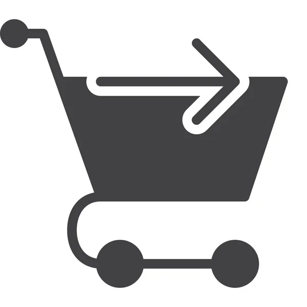 Cart Checkout Purchase Icon — Stok Vektör