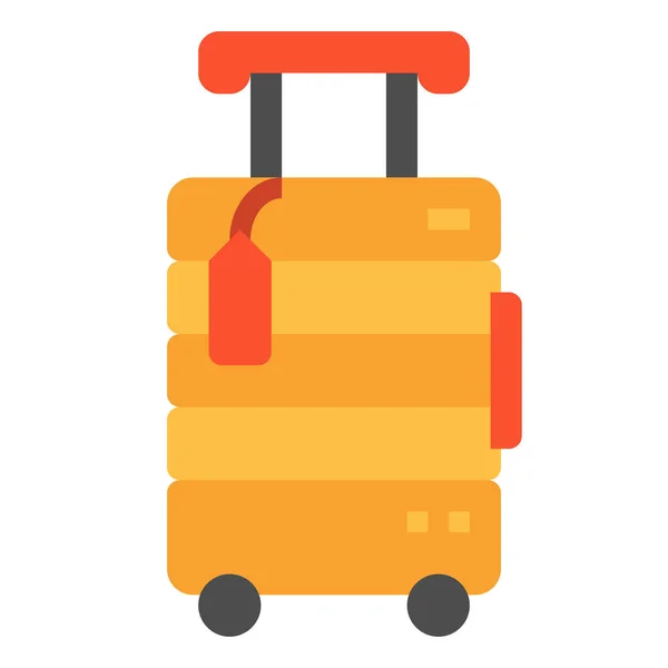 Baggage Luggage Suitcase Icon — Stock Vector