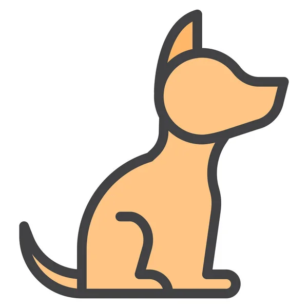 Animal Mascota Perro Icono — Vector de stock