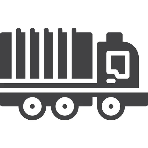 Transportation Military Freight Icon — Stock Vector