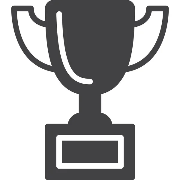 Siegerpokal Ikone — Stockvektor