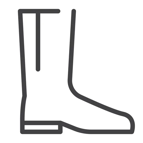 Boot Rubber Shoe Icon — Vector de stock