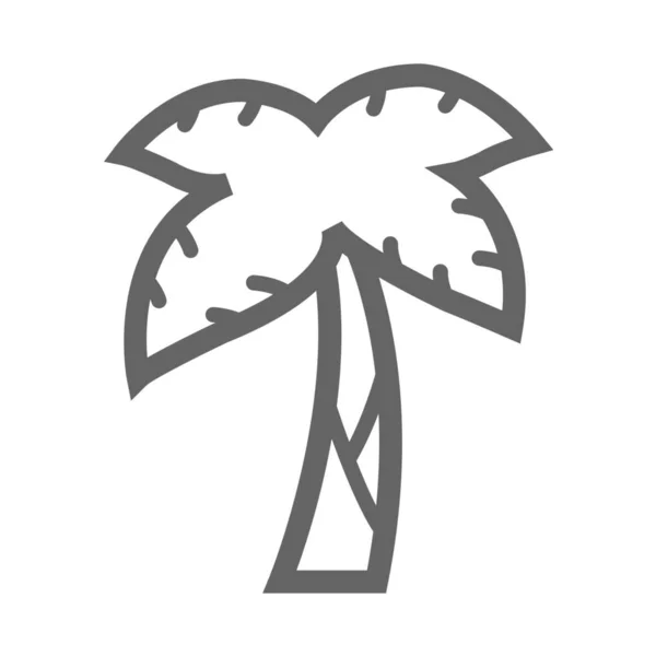 Tierblumenblatt Symbol Outline Stil — Stockvektor