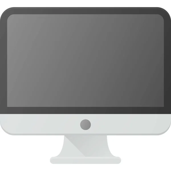 Computer Desktop Icon Flachen Stil — Stockvektor