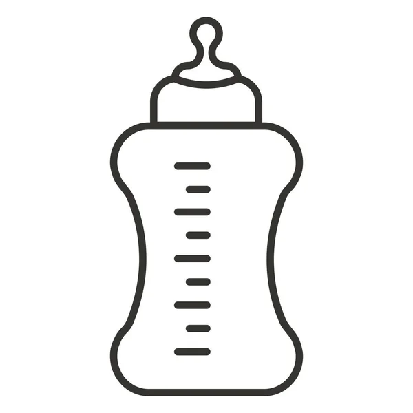 Baby Baby Bottle Child Icon Outline Style — Stock Vector