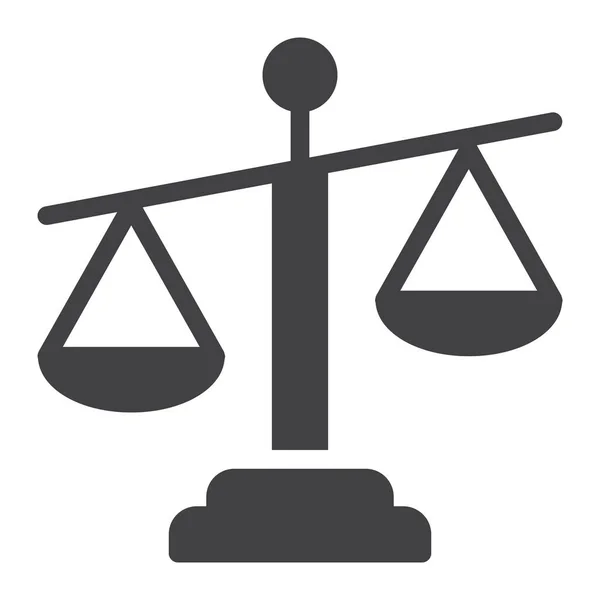 Justice Law Libra Icon — Wektor stockowy