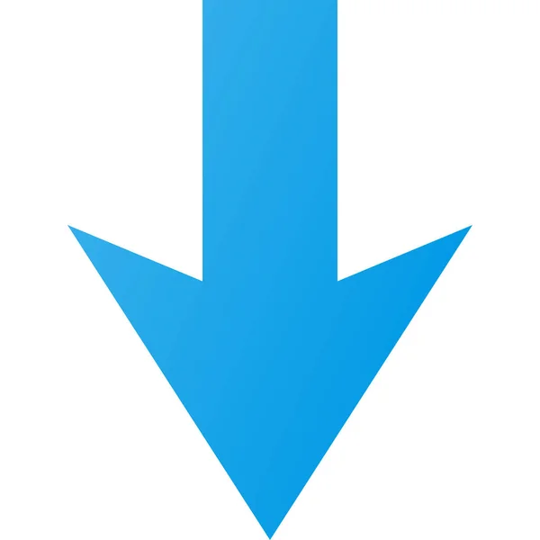 Flèche Direction Déplacer Icône Dans Style Plat — Image vectorielle