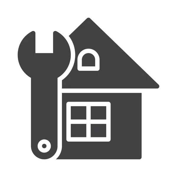 Ikona Naprawy Domu Kategorii Narzędzia Budowa — Wektor stockowy