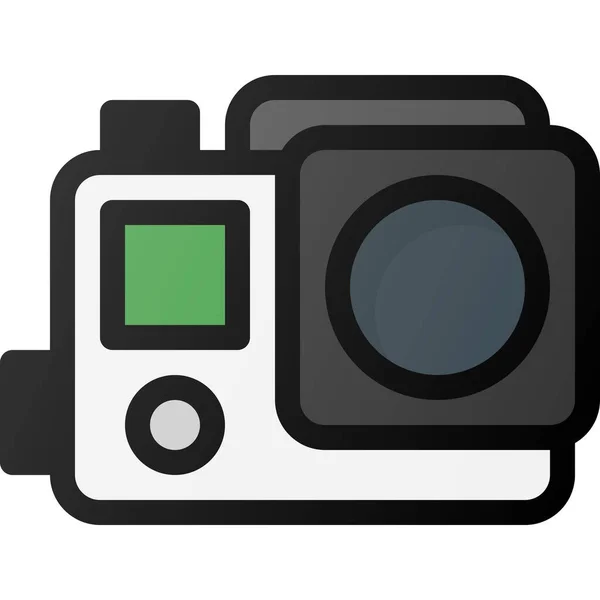 Gopro Kamera Kaydedici Simgesi — Stok Vektör