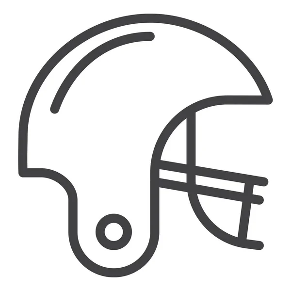 American Football Helmet Icon — Stock Vector