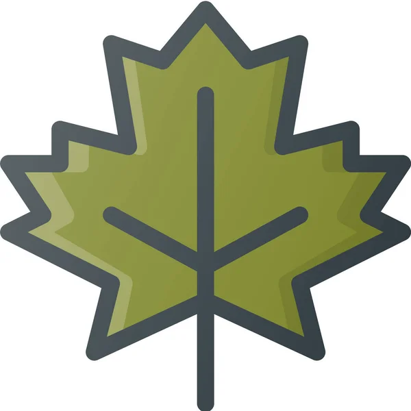 填充轮廓风格的加拿大文明社区图标 — 图库矢量图片