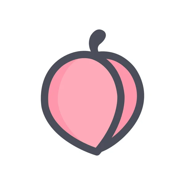 Fresh Fruit Healthy Icon — Stock Vector