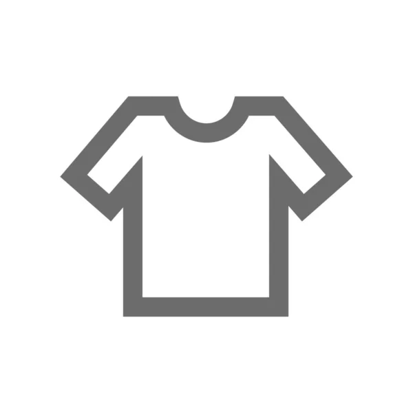 Жирная Иконка Рубашки Стиле Контура — стоковый вектор