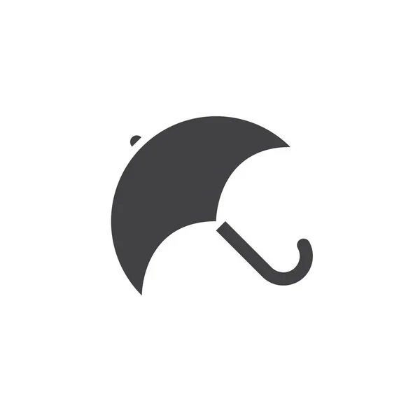 Paraguas Protección Icono Sólido Estilo Sólido — Vector de stock