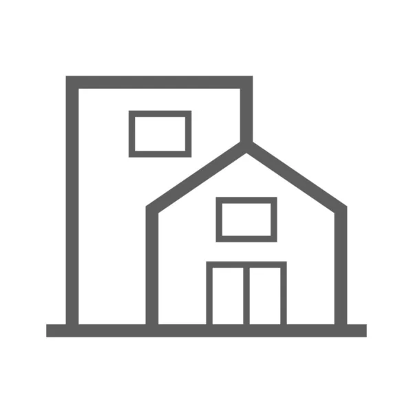 建筑风格的标志性建筑图标 — 图库矢量图片