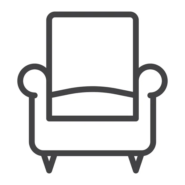 Καρέκλα Έπιπλα Καναπέ Εικονίδιο — Διανυσματικό Αρχείο
