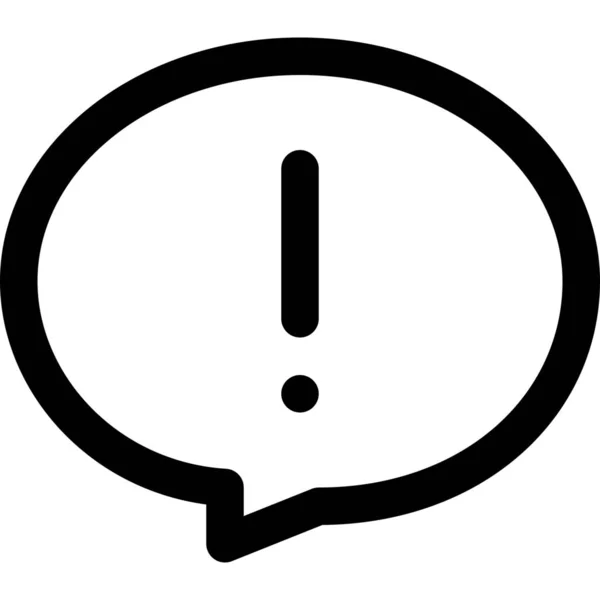 Speech Bubble Chat Icon — Stock Vector