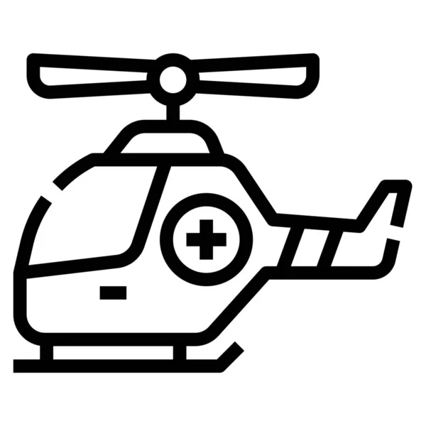 航空飞机救护图标 — 图库矢量图片