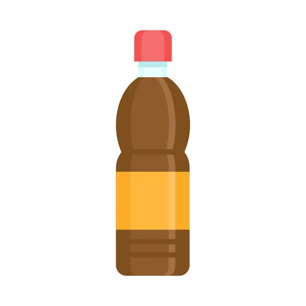 Μπουκάλι Ποτό Εικονίδιο Επίπεδο Στυλ — Διανυσματικό Αρχείο