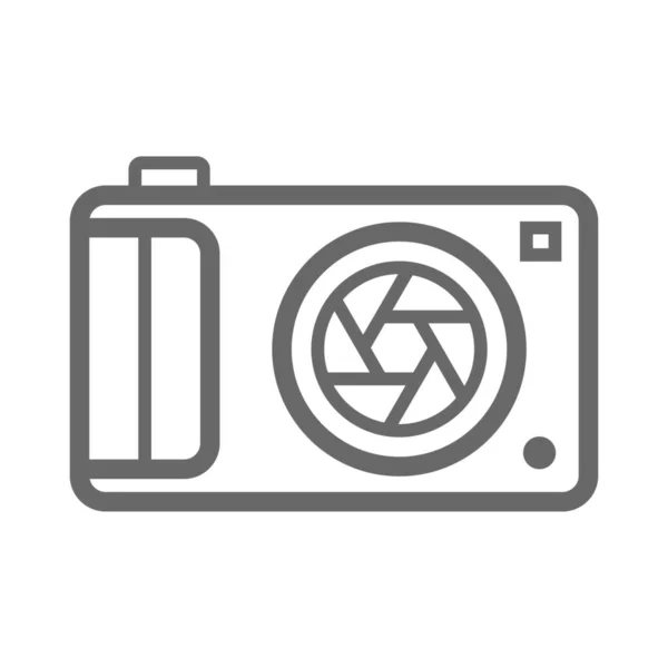 Camera Electronics Film Icon Outline Style — Stock Vector