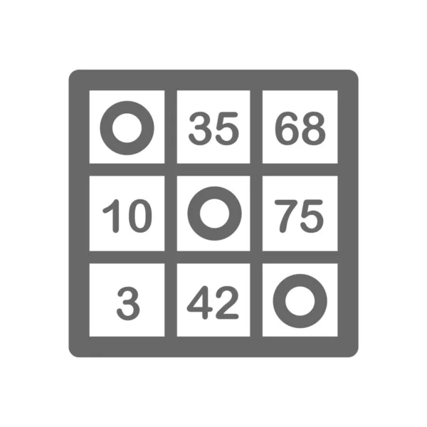 Aktivität Brettspiel Symbol Outline Stil — Stockvektor