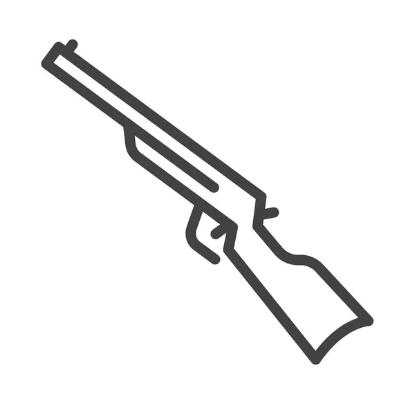 Carbine Military Shotgun Icon Military War Category — Wektor stockowy