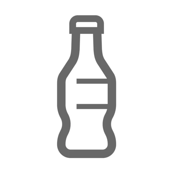 Getränkeflaschen Container Symbol Outline Stil — Stockvektor