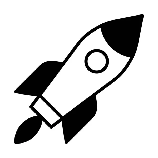 Pocket Rocket Socket Icon Solid Style — Stock Vector