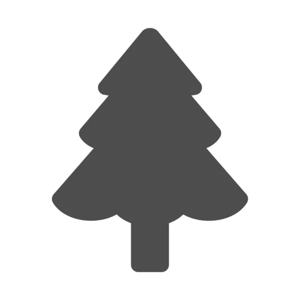 Feier Christmas Christbaum Icon — Stockvektor