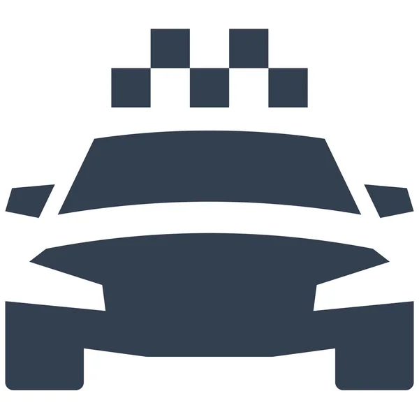 Икона Транспортного Автомобиля Lemo Твердом Стиле — стоковый вектор