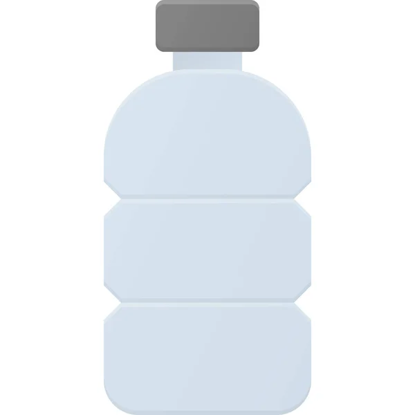 Fles Drank Pictogram Platte Stijl — Stockvector