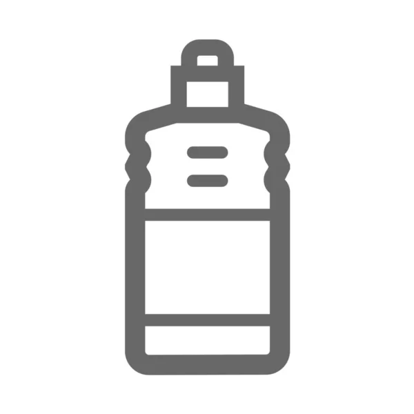 Значок Пляшки Напоїв Стилі Контур — стоковий вектор